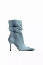 R&B | Elyce Denim-Stiefel mit Hohem Absatz für Damen