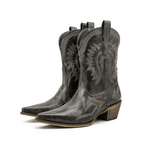 R&B | Klassische Western-Cowboystiefel Aus Leder für Damen