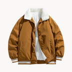 R&B | Warme Winterjacke für Herren mit Sherpa-Kragen