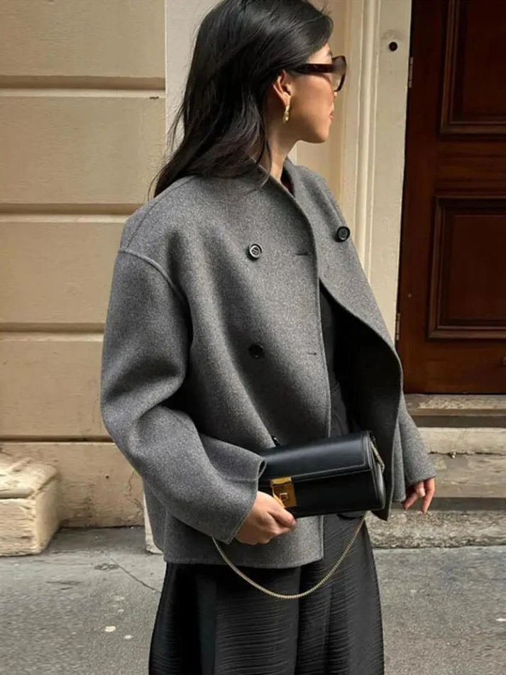 R&B | Trendiger Damenmantel Im Oversize-Fit