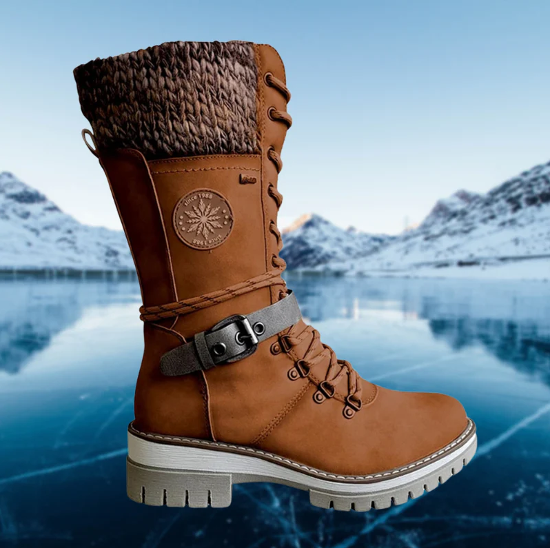 R&B | und stilvolle Damen-Winterstiefel aus Leder