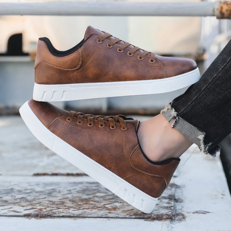 R&B | Leder-Herrenschuhe Im Klassischen Design