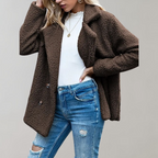 R&B | Warme und Flauschige Damenjacke