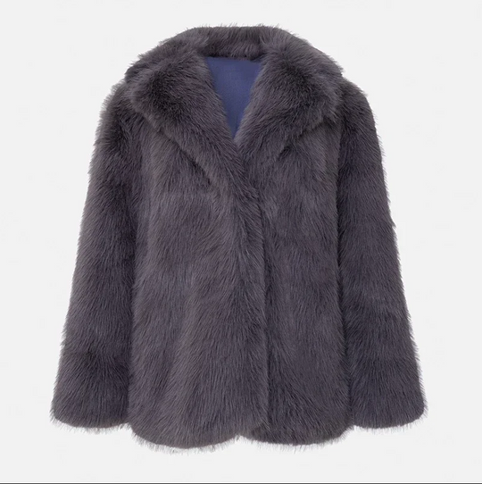 R&B | Luxuriöse Jacke Aus Weichem Kunstfell für Damen