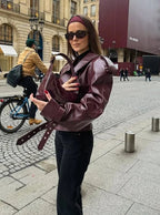 R&B | Lederjacke für Damen Herbst/winter Kollektion
