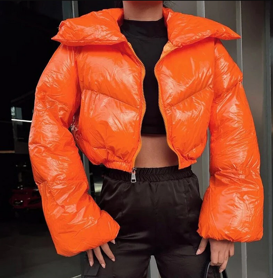 R&B | Stylische Kurze Pufferjacke mit Steppmuster