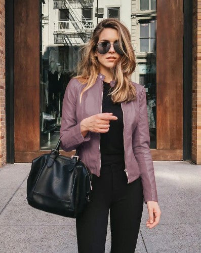 R&B | Taillierte Jacke Aus Kunstleder