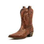 R&B | Klassische Western-Cowboystiefel Aus Leder für Damen