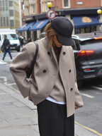 R&B | Trendiger Damenmantel Im Oversize-Fit
