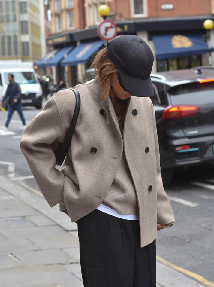 R&B | Trendiger Damenmantel Im Oversize-Fit