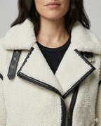 R&B | Kurze Damenjacke mit Teddyfell