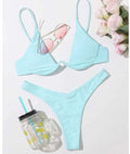 R&B | Bügel-Bikini-Set Push-Up-Bh und Tanga-Bademode für Damen