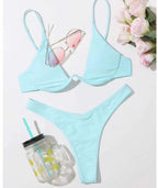 R&B | Bügel-Bikini-Set Push-Up-Bh und Tanga-Bademode für Damen