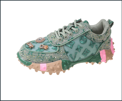 R&B | Funkelnde Diamanten Schuhe