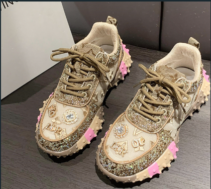 R&B | Funkelnde Diamanten Schuhe