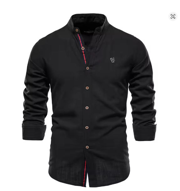 R&B | Herren Elegantes Leinenhemd