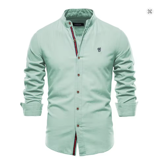 R&B | Herren Elegantes Leinenhemd