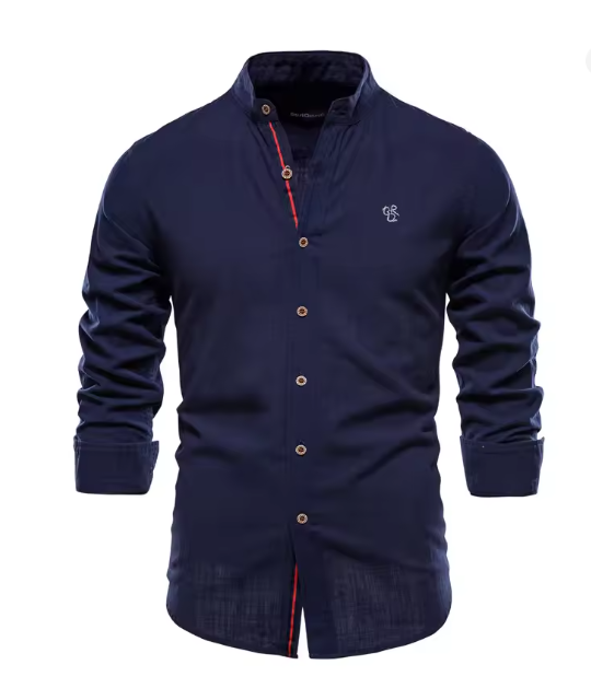 R&B | Herren Elegantes Leinenhemd