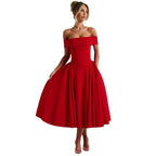 R&B | Midi-Kleid Elegant Blau