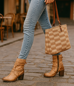 Damen Ankle Boots mit Vintage-Charme & modernem Absatz R&B