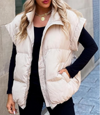 R&B | Damen gestepptes ärmelloses Vest