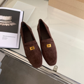 R&B | Britische Schuhe Aus Leichtem Wildleder