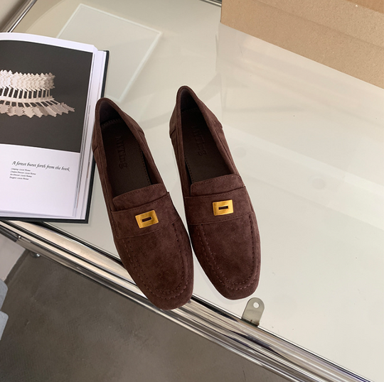 R&B | Britische Schuhe Aus Leichtem Wildleder