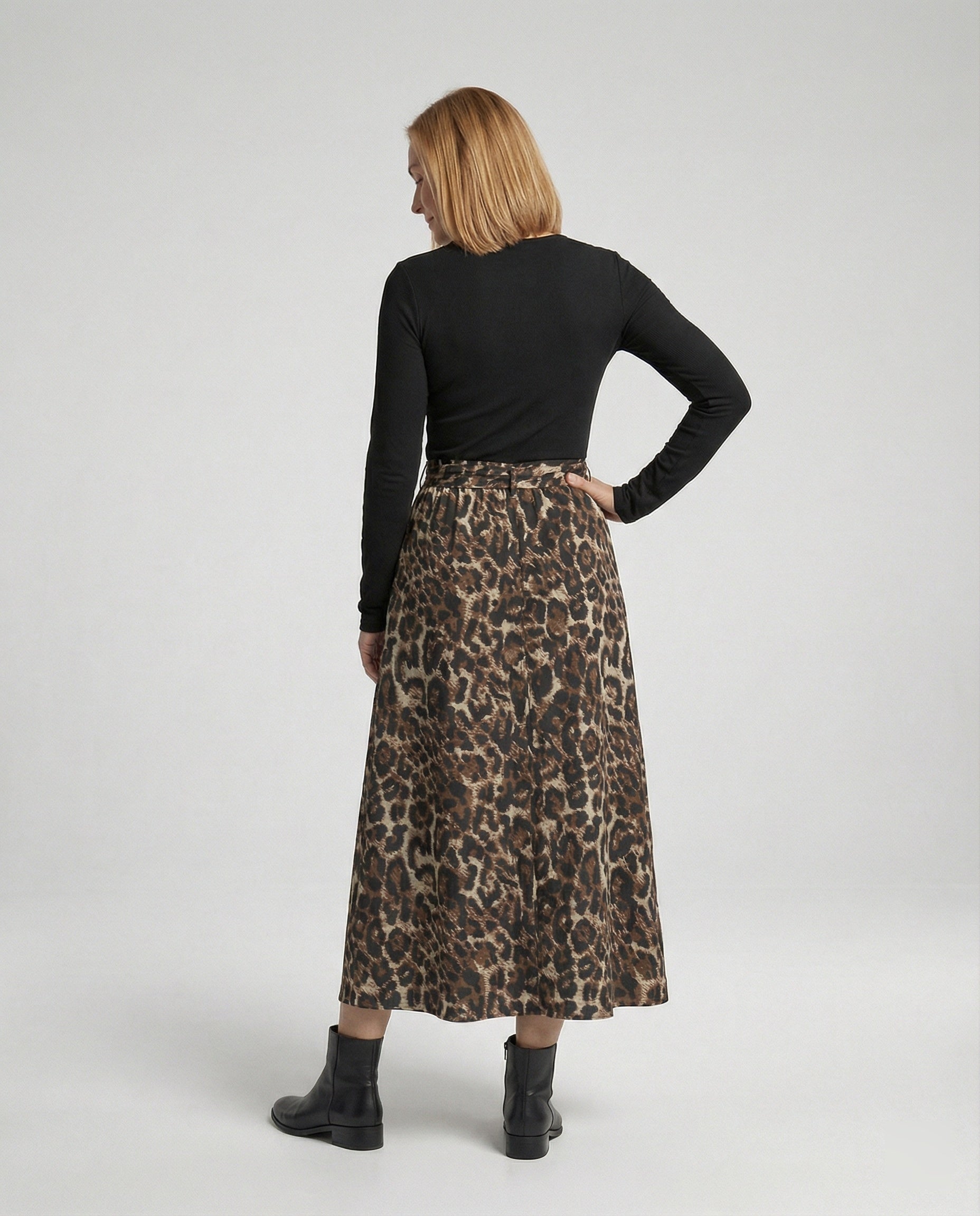 Damen Maxirock mit Print Sommer