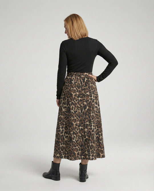 Damen Maxirock mit Print Sommer