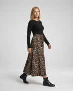 Damen Maxirock mit Print Sommer