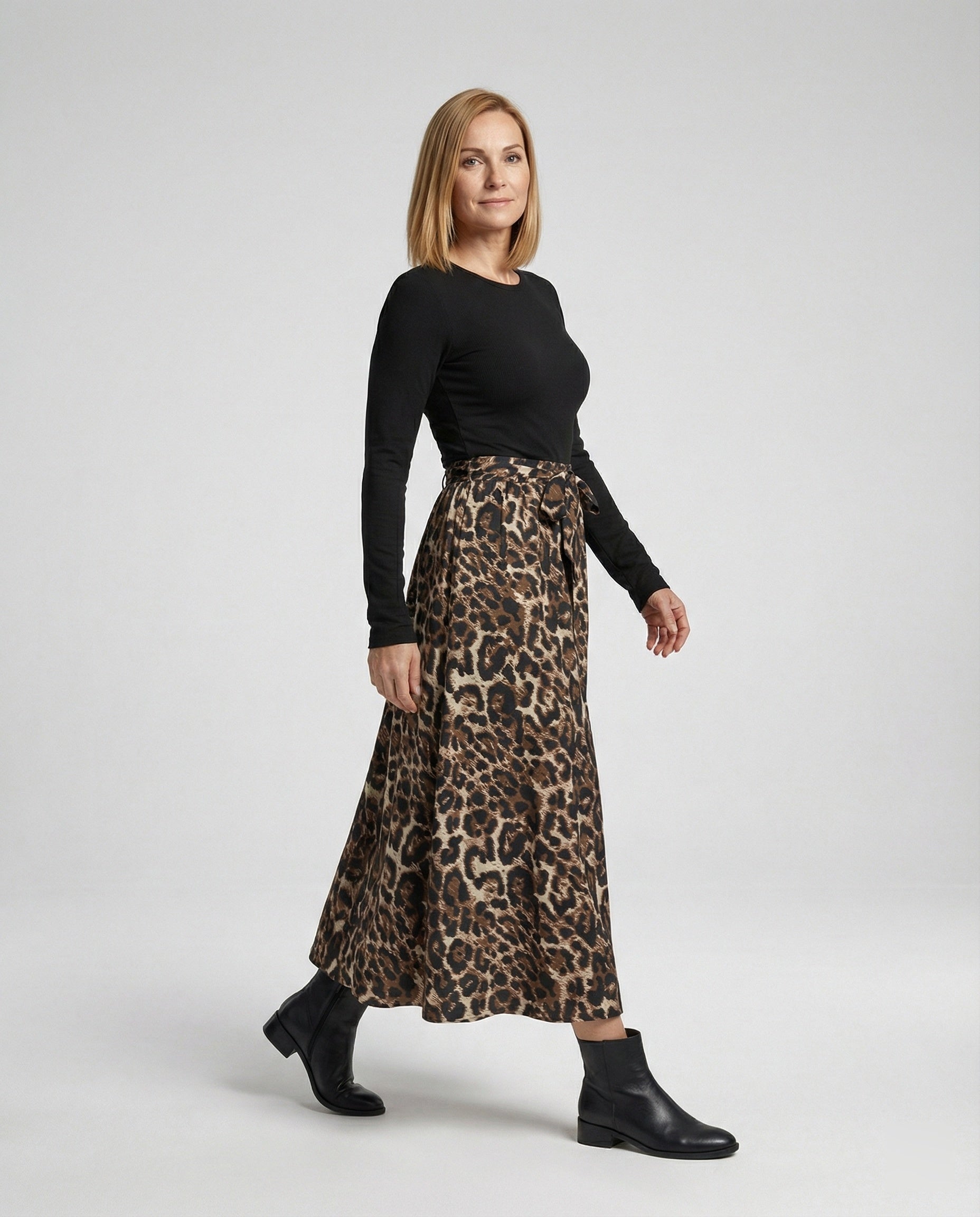 Damen Maxirock mit Print Sommer