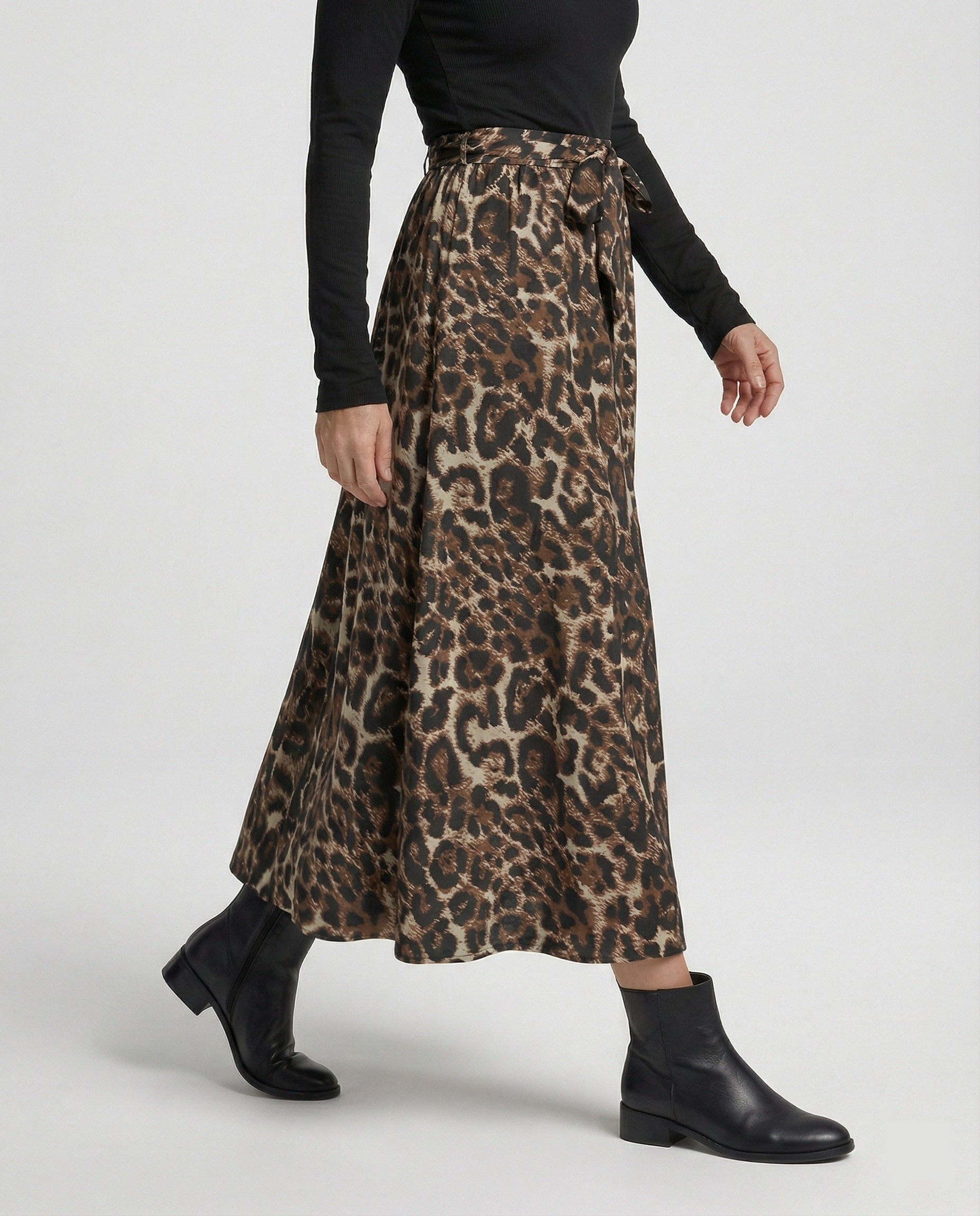 Damen Maxirock mit Print Sommer