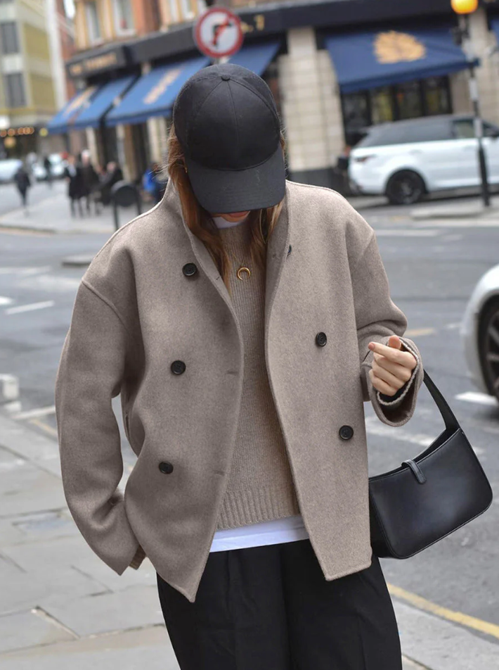 R&B | Trendiger Damenmantel Im Oversize-Fit