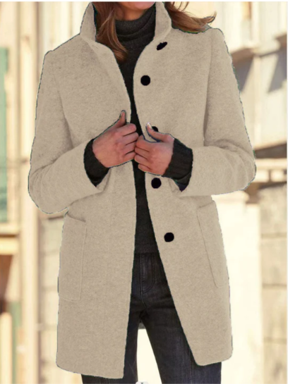 R&B | Stylischer & Eleganter Knopfmantel
