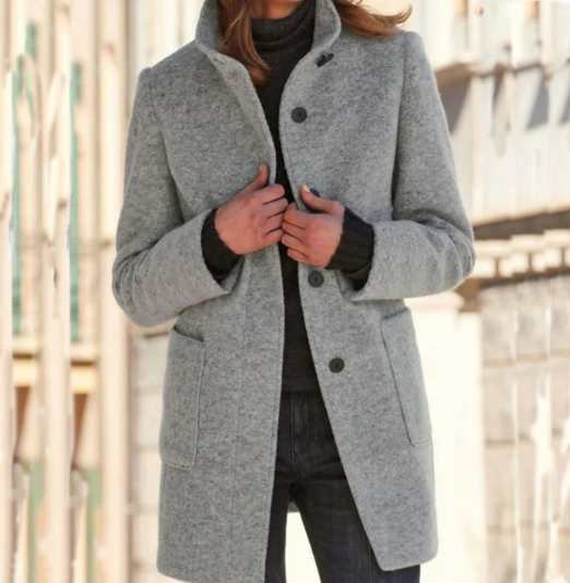 R&B | Stilvoller & Eleganter Button-Down-Mantel