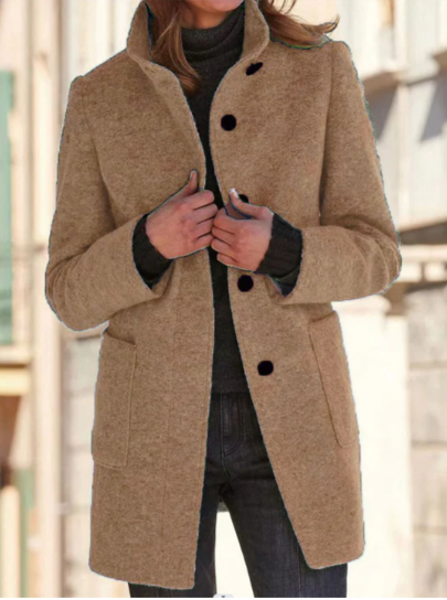 R&B | Stilvoller & Eleganter Button-Down-Mantel