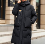 R&B | Lange Pufferjacke Winterparka