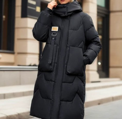 R&B | Lange Pufferjacke Winterparka