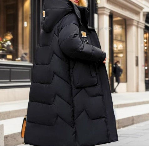 R&B | Lange Pufferjacke Winterparka