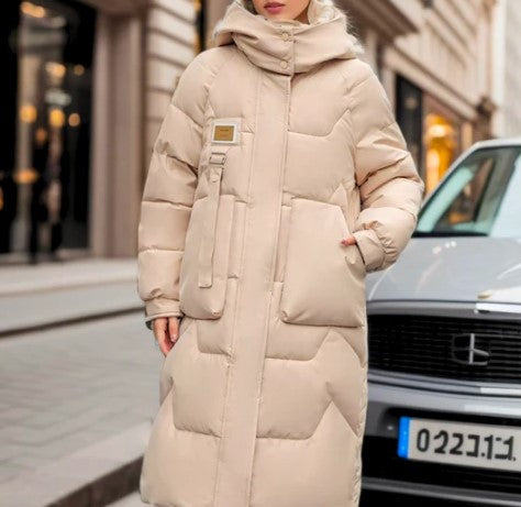 R&B | Lange Pufferjacke Winterparka