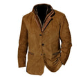 R&B | Blazer - Geschichteter Kragen und Knopf-Front-Design