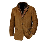 R&B | Blazer - Geschichteter Kragen und Knopf-Front-Design