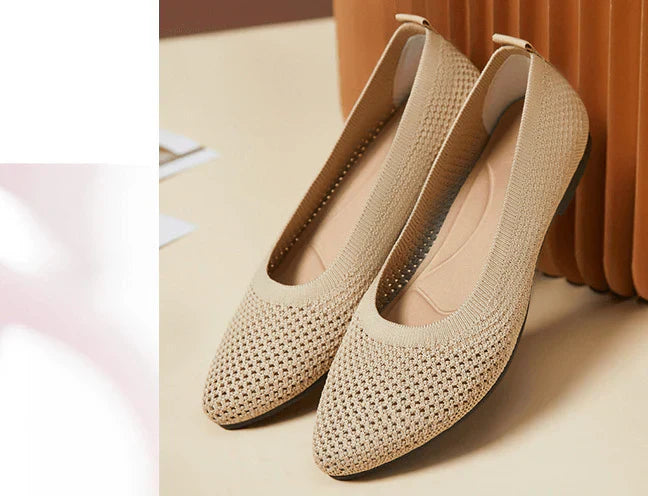 R&B - graue orthopädische ballerinas
