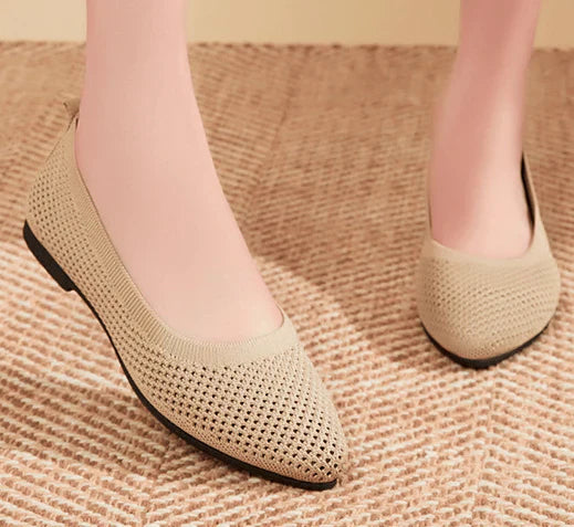 R&B - graue orthopädische ballerinas