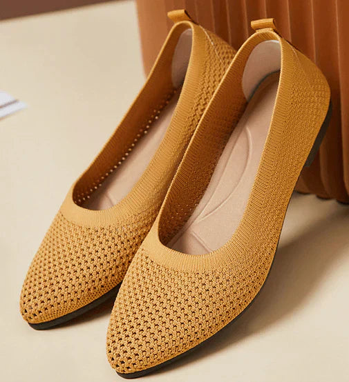 R&B - graue orthopädische ballerinas