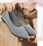 Graue Orthopädische Ballerinas R&B