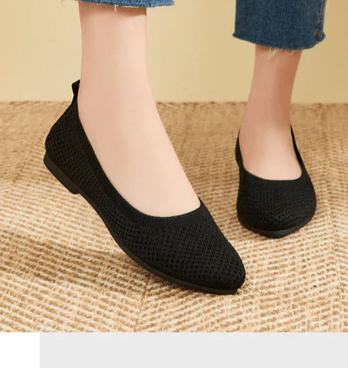 R&B - graue orthopädische ballerinas