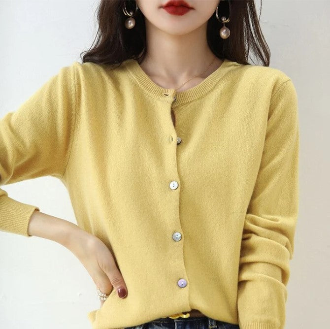 – dünne strickjacke für den frühling