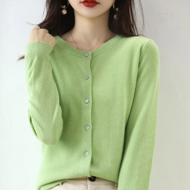 – dünne strickjacke für den frühling
