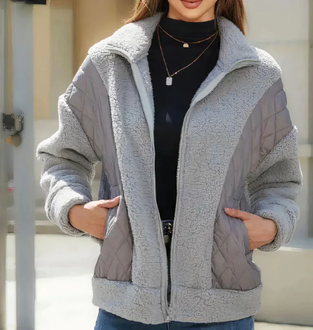 R&B | Jacke für Damen mit Reibverschluss und Gesteppten Details
